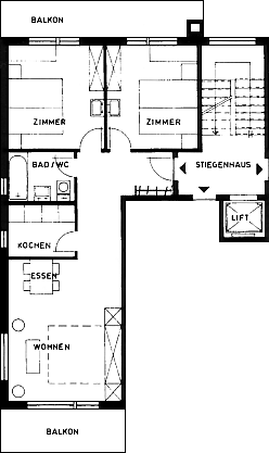 grundriss 3-zimmerwohnung